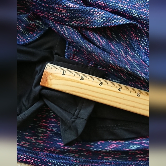 DAILY SPORTS BORN IN SWEDEN Navy Purple Zippered Tennis Skort XS - Picture 3 of 12